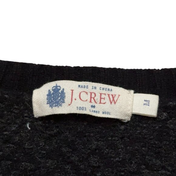 J.Crew Vest Mens Size M (Fits S) 100% Lambs Wool Pullover V-Neck Gray - Picture 4 of 5